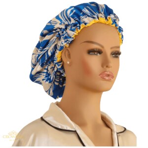 Keep your hair healthy and looking great with CrownedbyHer's selection of satin bonnets. Our collection includes bonnets of various sizes, colors, and patterns.