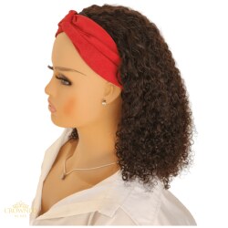 Elevate your style with crownedbyher’s kinky headband wigs. Our premium quality 100% human hair wigs are designed to fit securely and comfortably, giving you the freedom to style your hair however you like.