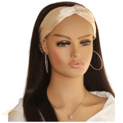 Elevate your style with crownedbyher’s straight headband wigs. Our premium quality 100% human hair wigs are designed to fit securely and comfortably, giving you the freedom to style your hair however you like.