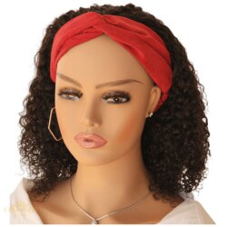 Elevate your style with crownedbyher’s kinky headband wigs. Our premium quality 100% human hair wigs are designed to fit securely and comfortably, giving you the freedom to style your hair however you like.