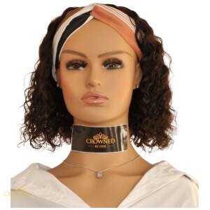 Crowned Deepwave Headband Bob Wigs are ideal for beginners, our 100% human hair wig offers easy installation, adjustable fit, and versatile styling options.