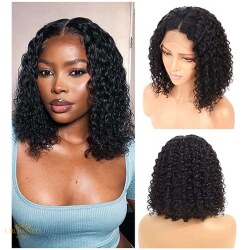 Transform your look effortlessly with a Curly Deepwave Closure Bob. Crafted from premium human hair, they offer a natural appearance and affordability.