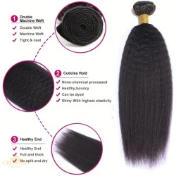 Crowned By Her Raw Virgin Human Hair Bundles provide the finest natural beauty and versatility for your perfect hairstyle.